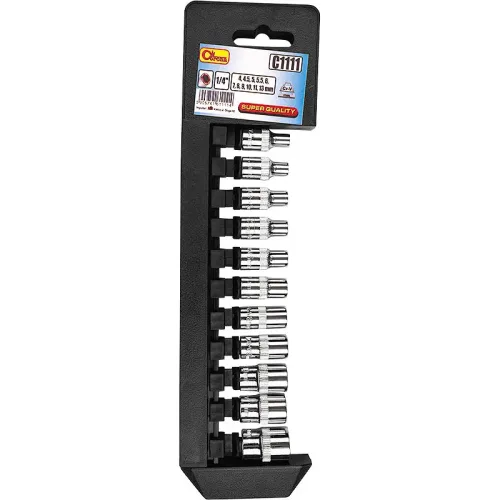 RICHMANN 11 PCS SOCKET SET 1/4', 4-13 MM 42-C1111