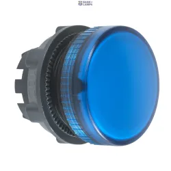 Schneider Electric ZB5AV063 — Pilot Light Head Harmony XB5, 22mm, Blue, IP66, Enclosure Type: UL Type 4X/13