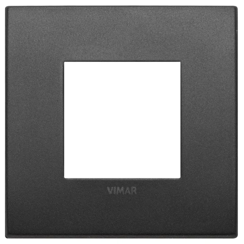 Vimar Classic plate 2M metal matt graphite 19642-01