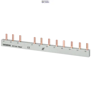Siemens 5ST3624 — Pin busbar, 10 mm2 connection: 3-phase/N+8x phase touch-safe for 1F, 4-pole + 8 CB, 1-pole