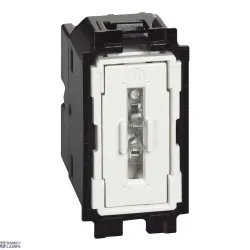 BTicino K4003 — Two-Way выключатель Living Now 10A, 1P, 1 Module, 250 V AC, Flush-Mounted