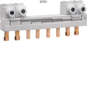 Hager HZC709 — Busbar Insulated, 4P change over 63-80 A HIM406 HIM408 Hager HZC709 — Busbar Insulated, 4P change over 63-80 A HIM406 HIM408