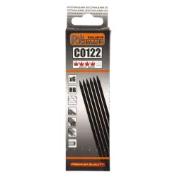 Automātiskā zīmuļa serdeņi, melni, 6 pcs, RICHMANN Automātiskā zīmuļa serdeņi, melni, 6 pcs, RICHMANN