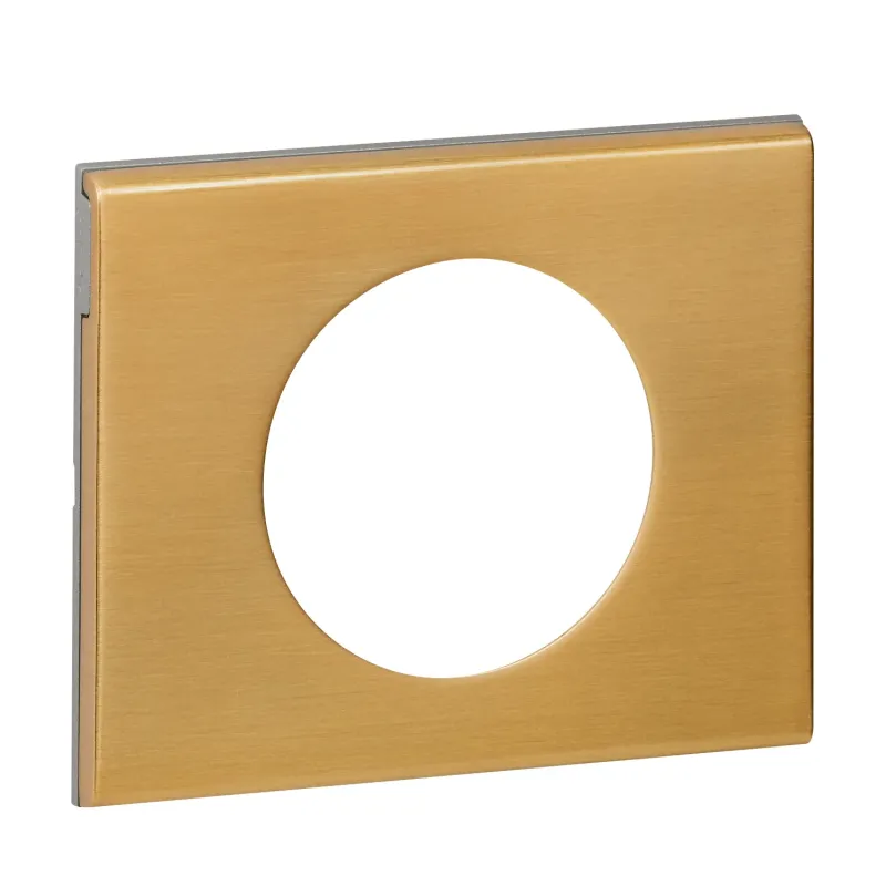 Legrand Plate Bronze, IP20, IK04, 8.5 mm, 82 mm, 1-Gang 069131