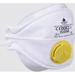 Vienreizlietojams respirators M1205VD, salokāms + vār FFP2, Delta Plus