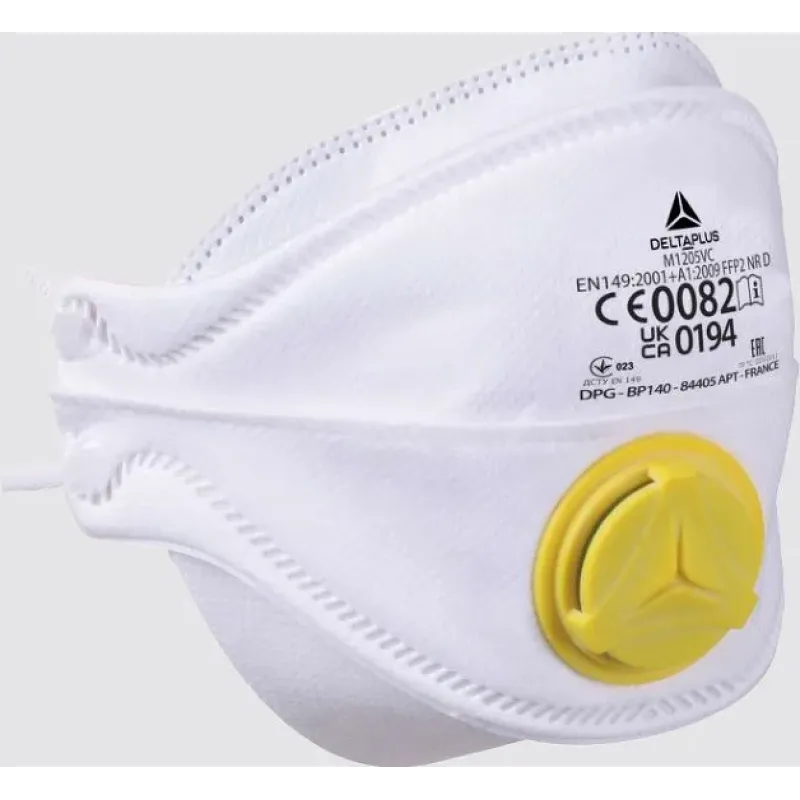 Delta Plus Vienreizlietojams respirators M1205VD, salokāms + vār FFP2 M1205VC