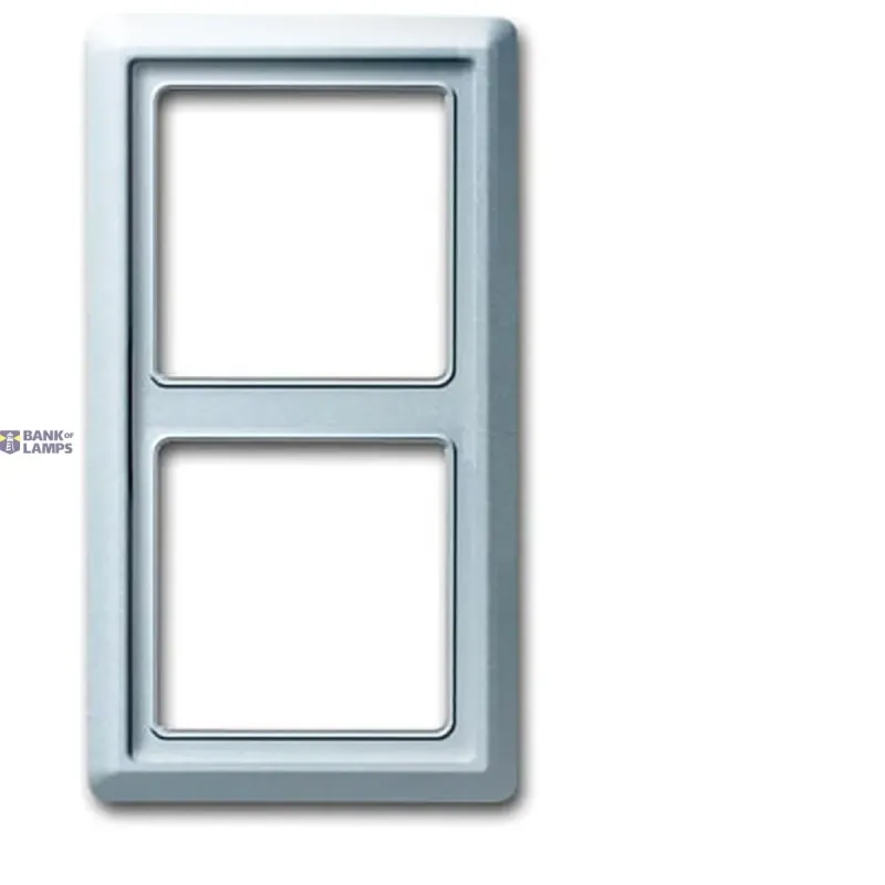 Busch-Jaeger 2102-33 Cover Frame carat® Aluminium silver 2CKA001730A0278