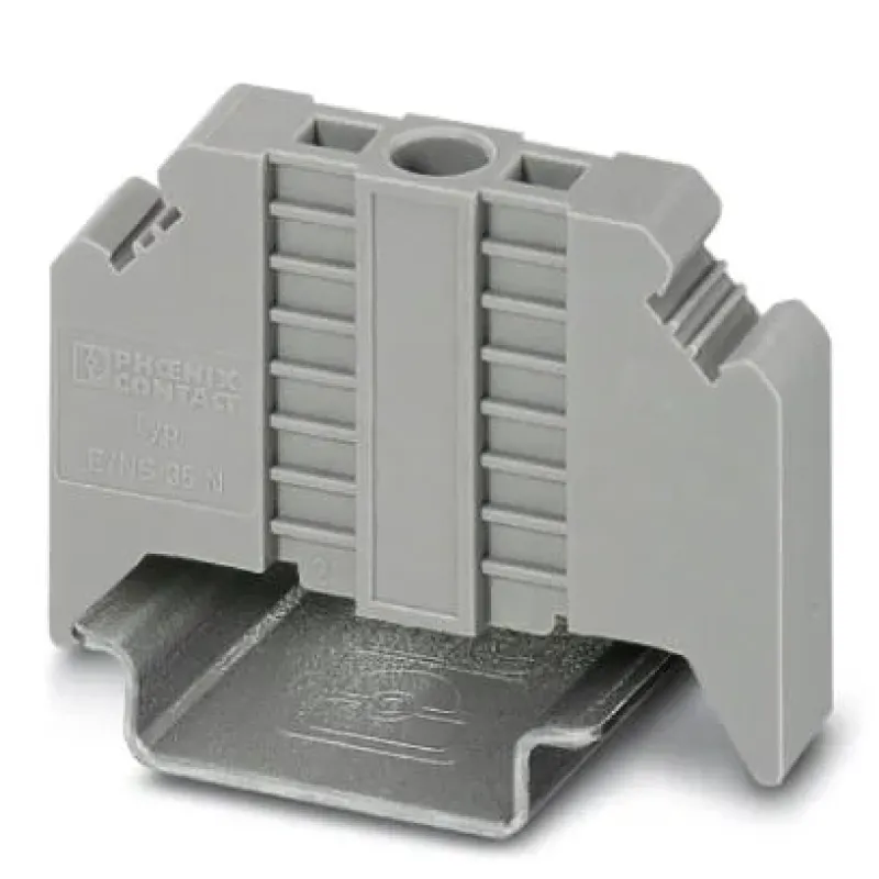 Phoenix Contact End Bracket E/NS 35 N, 9.5mm, Grey 0800886