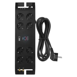 Strāvas Удлинитель ar aizsardzību pret pārspriegumu (1800J) 3m 8 kontaktligzdas, IEC, RJ45 aizsardzība Чёрный EMOS Чёрный Strāvas Удлинитель ar aizsardzību pret pārspriegumu (1800J) 3m 8 kontaktligzdas, IEC, RJ45 aizsardzība Чёрный EMOS Чёрный