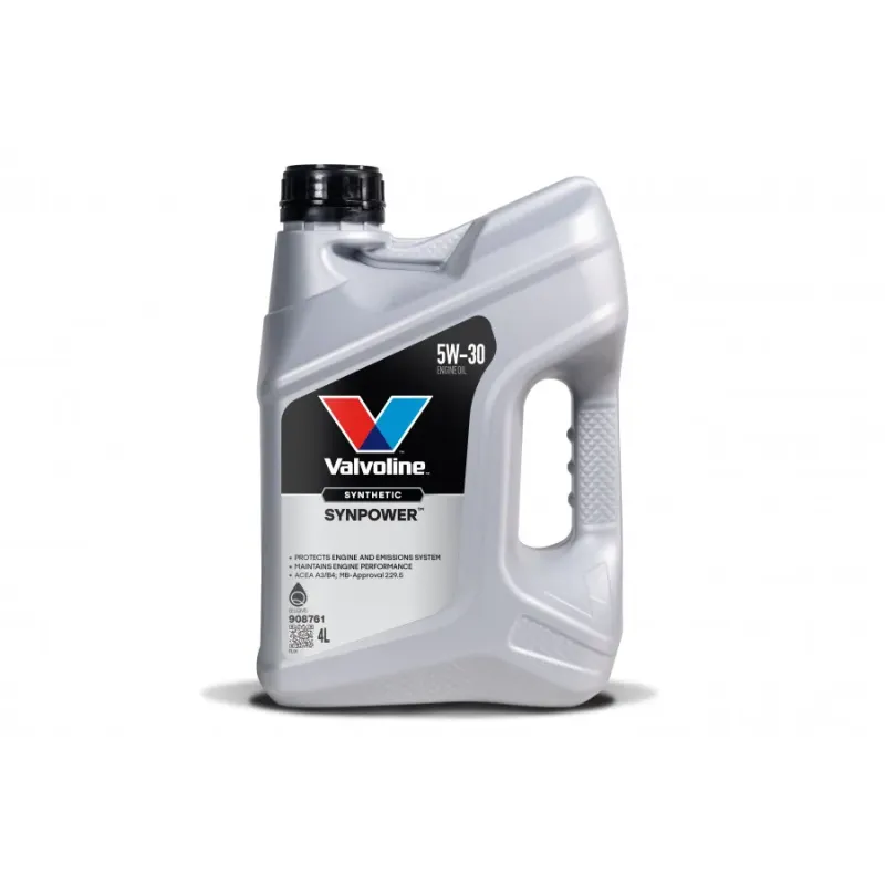 Valvoline Motoreļļa Synpower 5W30 4L, Valvoline 908761-1