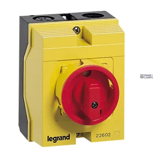 Legrand 022602 — Switch Unit White, 3P+N, 25A, 690V, 7.5kW Legrand 022602 — Switch Unit White, 3P+N, 25A, 690V, 7.5kW