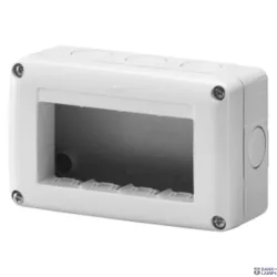 GEWISS GW27004 — Protected Enclosure For System Devices 4 Gang, Ral 7035 Grey, Ip40 GEWISS GW27004 — Protected Enclosure For System Devices 4 Gang, Ral 7035 Grey, Ip40