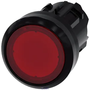 Siemens 3SU1001-0AD20-0AA0 — Pushbutton, illuminated, as indicator light, 22 mm, round, plastic, red