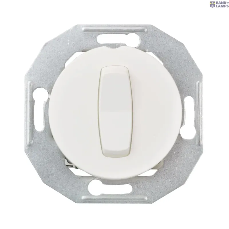 Schneider Electric Installation Switch Renova, 16A, 250V, White, Rocker Switch WDE011021