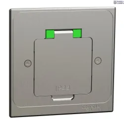 Schneider Electric INS52100 — Socket Outlet Unica System+, IP44, Grey Schneider Electric INS52100 — Socket Outlet Unica System+, IP44, Grey