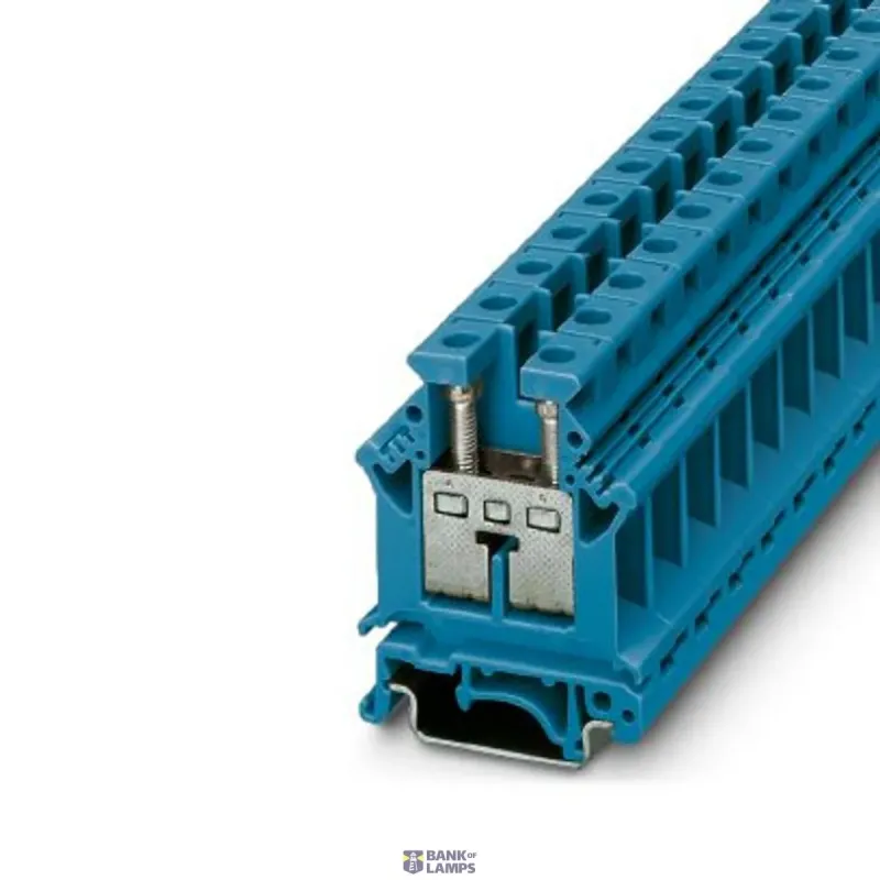 Phoenix Contact Feed-Through Terminal Block UK 16 N BU, 76A, Screw 3006056