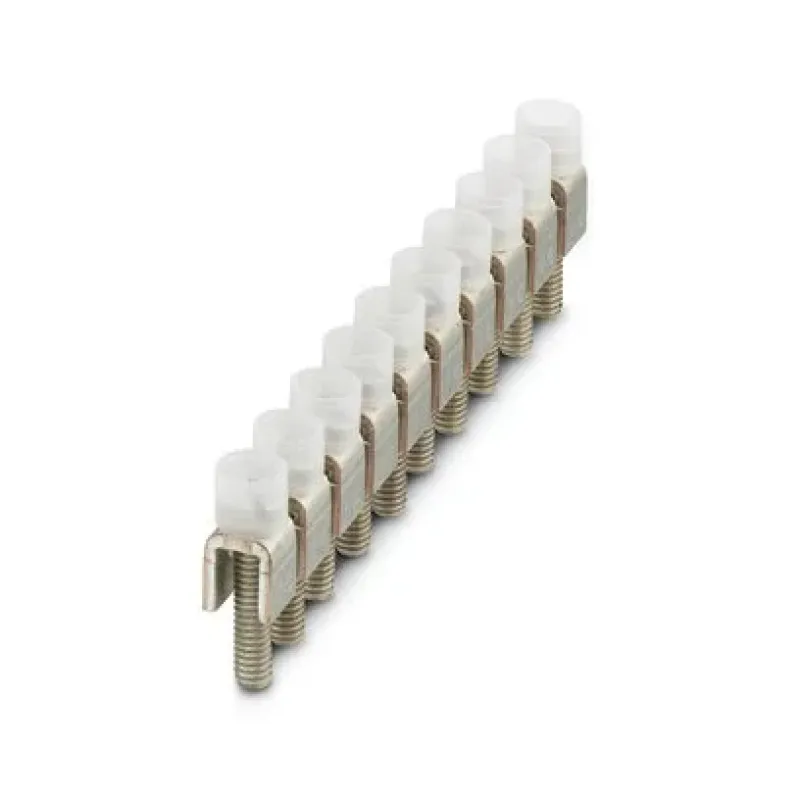 Phoenix Contact Fixed Bridge FBI 10-10, 10-Position, 10mm Pitch, Silver 0203276