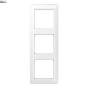 Cover Frame , 3-Gang, White, 80.5 mm x 222.5 mm, IP44, Duroplastic Cover Frame , 3-Gang, White, 80.5 mm x 222.5 mm, IP44, Duroplastic