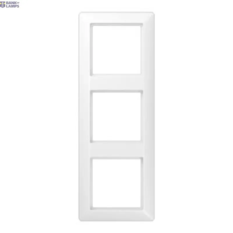 Jung Cover Frame , 3-Gang, White, 80.5 mm x 222.5 mm, IP44 AS583WW