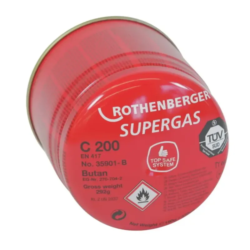 Rothenberger C 200 Supergas gāzes balons, 190 ml, Rothenberger 35901-B