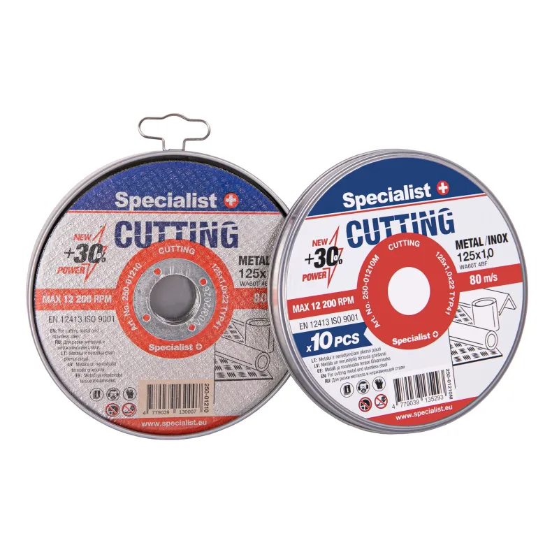 Specialist+ SPECIALIST+ metāla griešanas disks, 125 x 1 x 22 mm 250-01210M