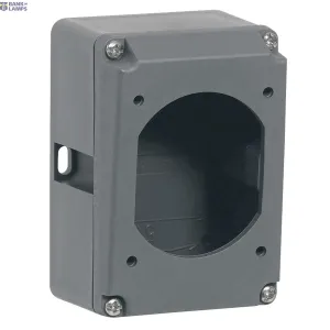 Legrand 052229 — Socket Outlet Hypra 96×122×60mm, IP44/IP66, Surface-Mounted, 16A, Grey Legrand 052229 — Socket Outlet Hypra 96×122×60mm, IP44/IP66, Surface-Mounted, 16A, Grey