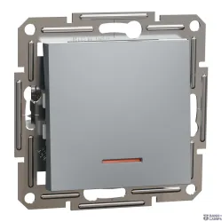 Schneider Electric EPH1400162 — Frame , 1P, Screwless Terminals, Asfora - ole Switch With Locator Light, Wo, Steel