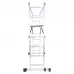 Ecomax EMX Working Platform, 2 in 1 (wheels) 2x7, 2 Safety Rails EML0301