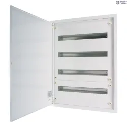 EATON 283049 — BF-U-4/96-C Complete flush-mounted flat distribution board, white, 24 SU per row, 4 rows, type C