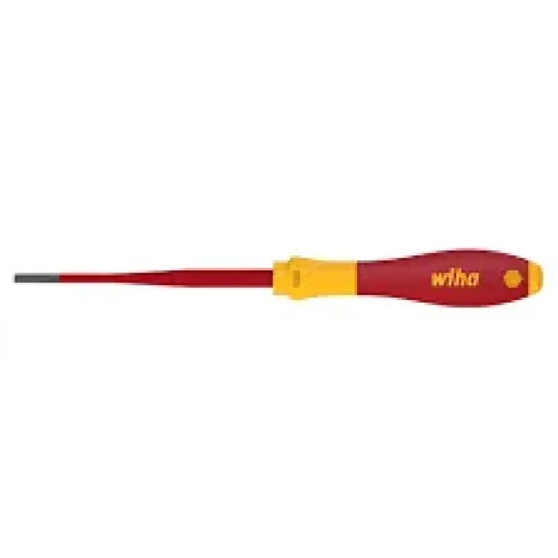 Wiha Screwdriver SoftFinish slimFix 3201 5.5 x 125 VDE-Insulated 35391