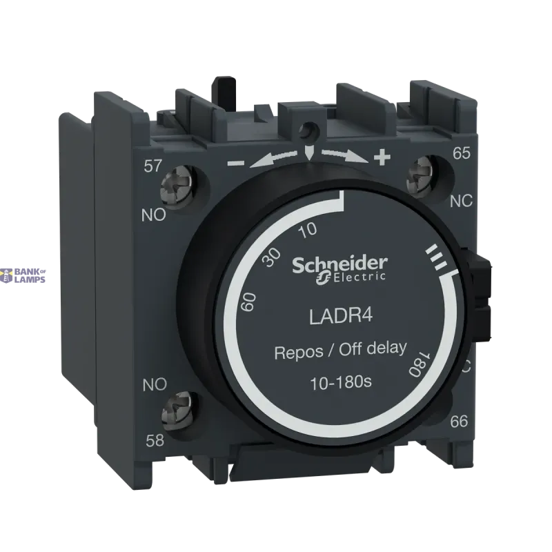 Schneider Electric Time Delay Auxiliary Contact Block TeSys Deca, 1NO, Screw LADR4