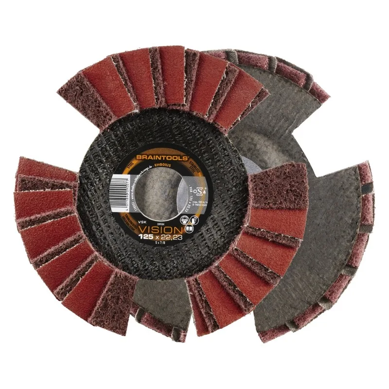RHODIUS Lapiņu slīpēšanas disks VSK 125 mm 250-209504