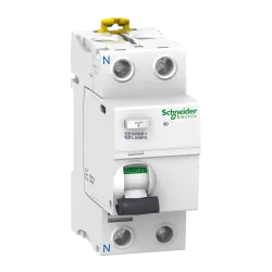 Schneider Electric A9R44263 — Residual Current Circuit Breaker Acti9 iIDK RCCB, 2P, 63A, Iid - RCCB - 300mA - Type AC