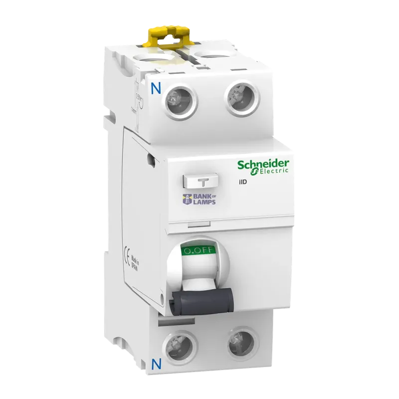 Schneider Electric Residual Current Circuit Breaker Acti9 iIDK RCCB, 2P, 63A A9R44263