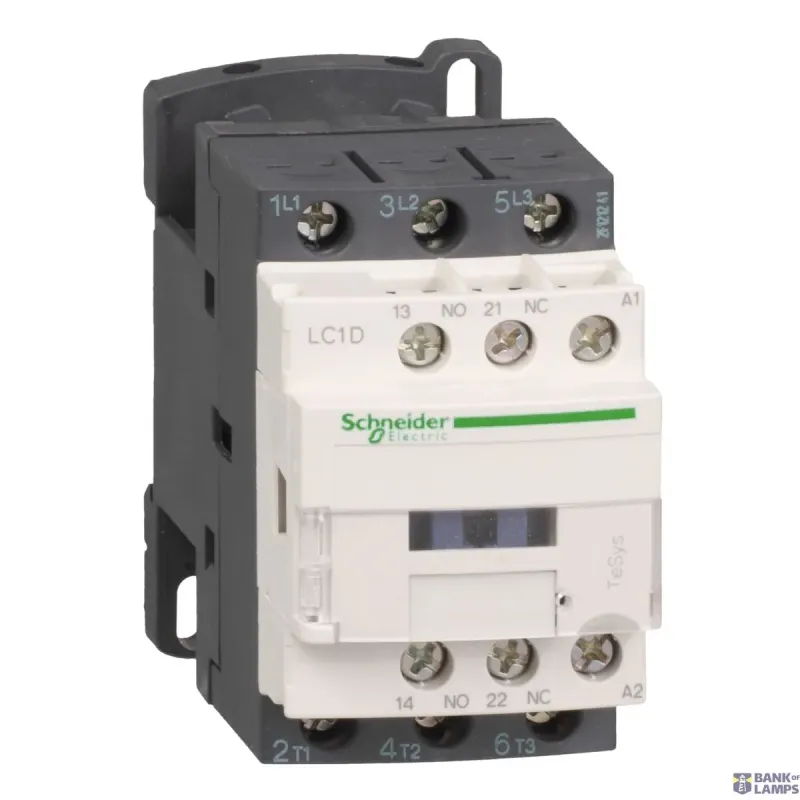 Schneider Electric Contactor Relay support, 4P LC1D09B5