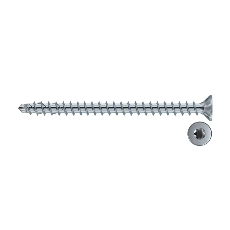 Fischer Kaste Kokskrūves PZ2 4,0X40 balti cinkotas, 200 gab. 61-670203