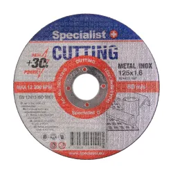 SPECIALIST+ Metal Cutting disks CUTTING, 125 x 1.6 x 22 mm