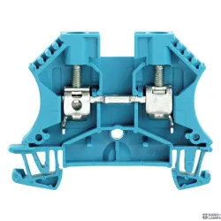 Weidmüller 1020280000 — Feed-through terminal block, Screw connection, blue, 6 mm², 41 A, 800 V, Number of connections: 2