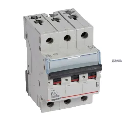 Legrand 404131 — автоматический выключатель TX3 50 A, 400 V, 3P, Curve B, 10kA
