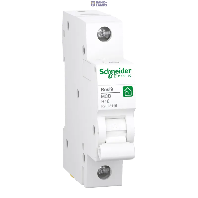 Schneider Electric Miniature Circuit Breaker Resi9, 1P, 16A, 6kA, B R9F23116