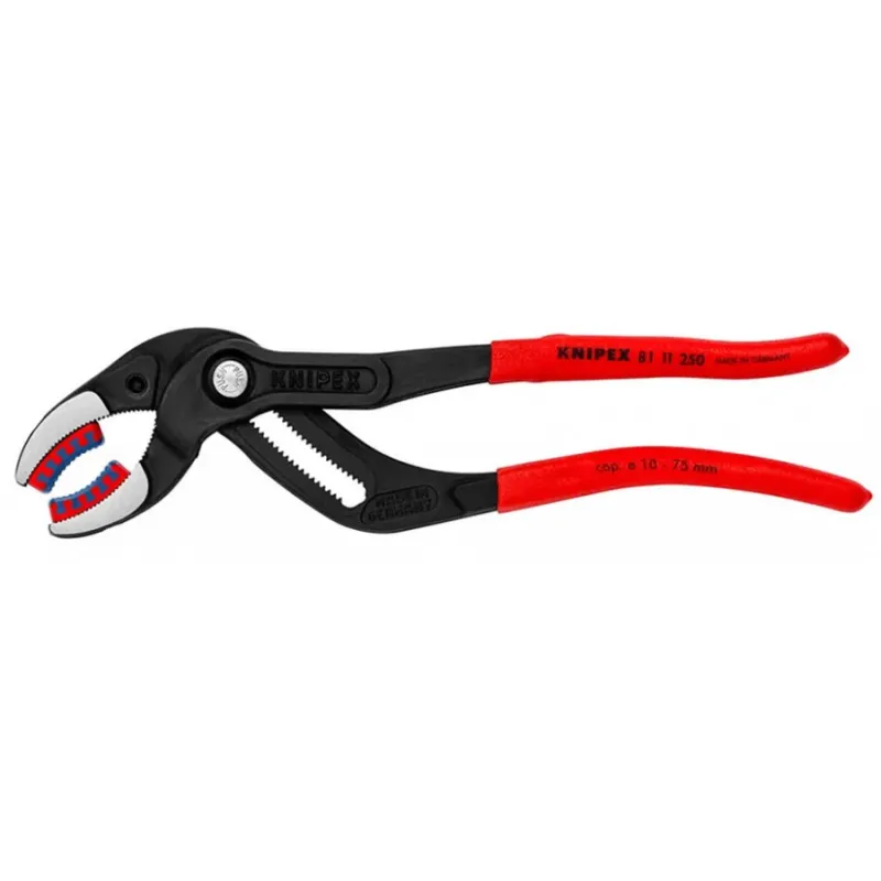Knipex Sifona savienojuma stangas 250 mm, līdz D75 mm, ar PVC 8111250