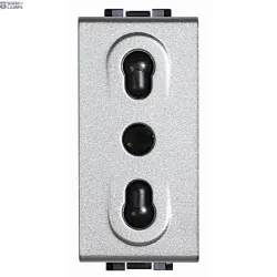 BTicino NT4180-EU — Socket Outlet LivingLight 10/16A, 2P+E, Tech BTicino NT4180-EU — Socket Outlet LivingLight 10/16A, 2P+E, Tech