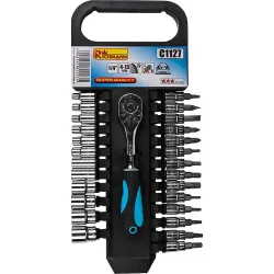 Uzmavu set ar sprūdratu 1/4, Richmann, 27 pcs Uzmavu set ar sprūdratu 1/4, Richmann, 27 pcs