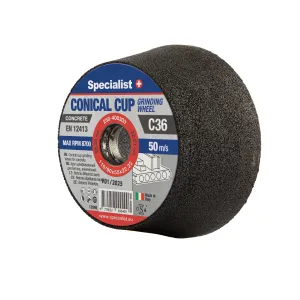 SPECIALIST+ betona шлифовки kauss C36, 110/90 x 55 x 22.23 mm