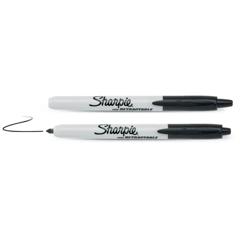SHARPIE Marķieris Sharpie Retractable melns 09-810840