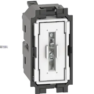 BTicino K4003A — Single-Pole slēdzis Living Now 10A, 1P, 1 Module, 250 V AC, IP21 BTicino K4003A — Single-Pole slēdzis Living Now 10A, 1P, 1 Module, 250 V AC, IP21