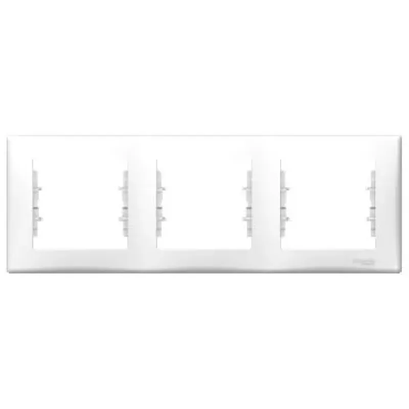 Schneider Electric Frame Sedna, White, 3-Gang SDN5800521