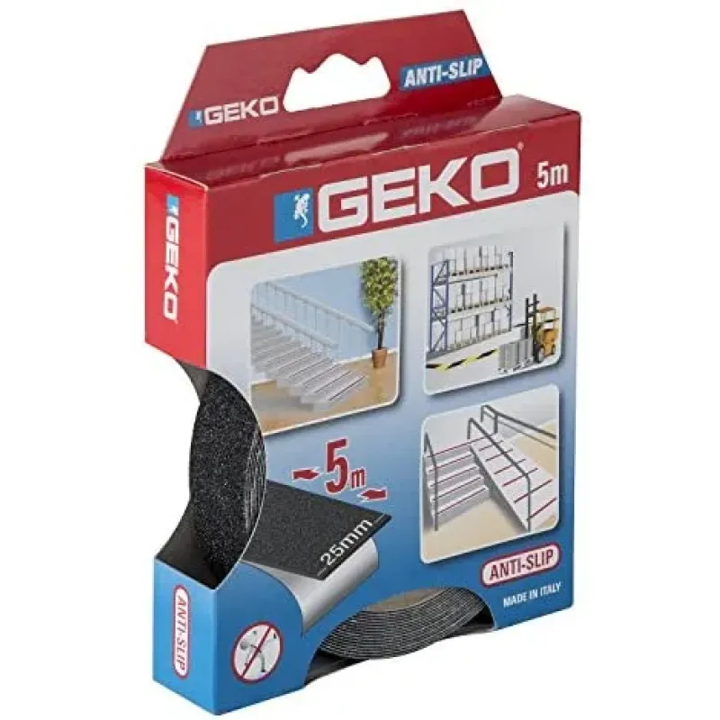 GEKO Anti-slip tape 25x5m BLACK 220/52 GEKO 8014846519802