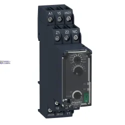 Schneider Electric RE22R2AMR — Modular Timing Relay Harmony, 8A, 24...240V AC/DC, 2CO, 0.05s...300h, IP40, 1CO Timed Contact, Cadmium Free, 0.05–1s Schneider Electric RE22R2AMR — Modular Timing Relay Harmony, 8A, 24...240V AC/DC, 2CO, 0.05s...300h, IP40, 1CO Timed Contact, Cadmium Free, 0.05–1s