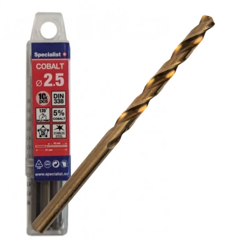 Specialist+ SPECIALIST+ metāla urbis COBALT, 2.5 mm, 10 gab. 64-2-0025Q